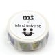 Masking tape - Univers des iles - Feuilles d'arbres