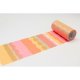 MT CASA Motif pois-rayures jaune rose / tsugihagi F