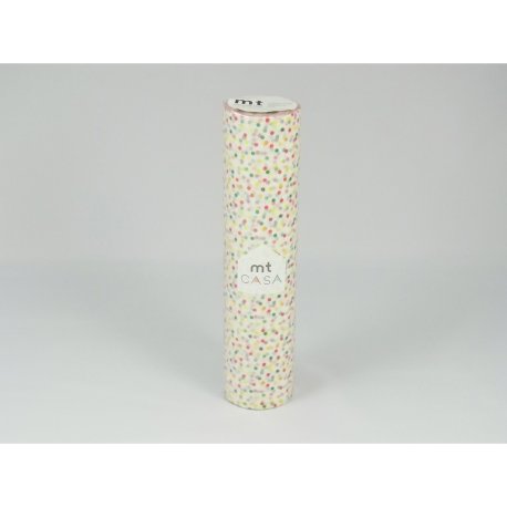 MT CASA Motif pois couleurs drop red
