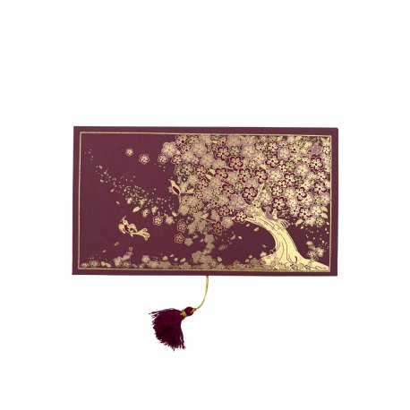 Enveloppe Cadeau - Sakura - Prune/Violet