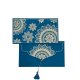 Enveloppe Cadeau - Mandala - Bleu/Or